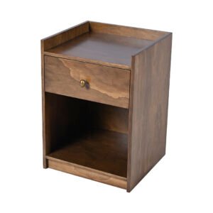 mesa de noche de madera